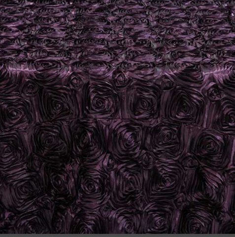 ROSETTE RUNNER 13”X120” AUBERGINE