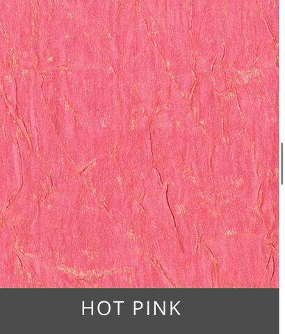 CRUSH LINEN 108” ROUND, HOT PINK 