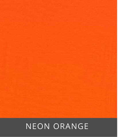 Neon Orange Spandex Chair Cover