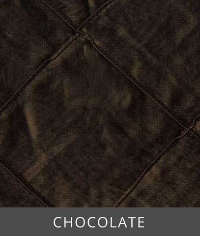 Pintuck 90”X 156” Table Linen Rectangle Chocolate 