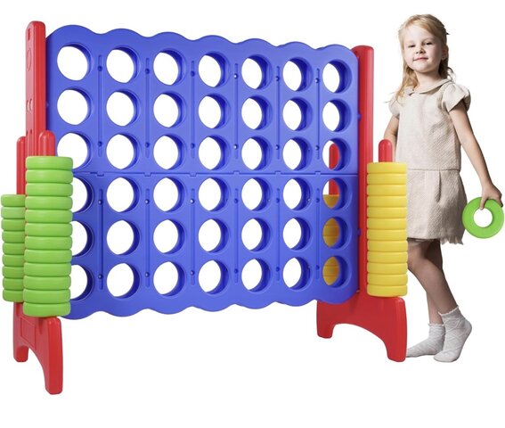 Giant 4 by 4 in a row connect 4