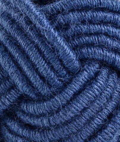 Navy blue jute napkin rings