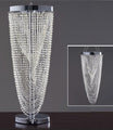 Acrylic Diamond Free Standing Chandelier centerpiece or Hanging Chandelier plus free stand