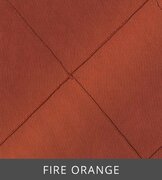 PINTUCK 108” ROUND FIRE ORANGE 