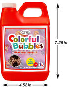 Lulu Home Concentrated Bubble Solution, 1 L/ 33.8 OZ Refill for Kids Bubble Machines, Giant Wands, Blowers - Halloween Party Favors