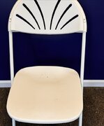 Folding Chair White Outdoor