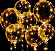 14pcs LED Luminous Bobo Ball Set - Dazzling Party Decorations for Birthdays, Dance Pools, New Years & Easter - Create Unforgettable Glow-In-The-Dark Atmosphere