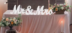 3pcs Mr & Mrs Romantic Alphabet Decor Set