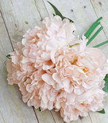 Silk Peony Floral Bouquet Spring Poenies 13 stems