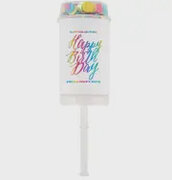 Rainbow Happy Birthday Confetti Popper