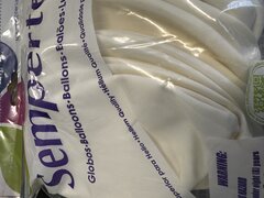 SEMPERTEX 10 BALLOONS FASHION WHITE 24”