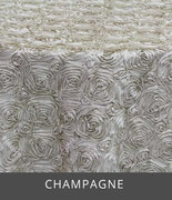 Champagne ROSETTE RUNNER 13”X120” Runner