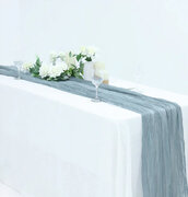 Cheesecloth 10ft Runner Dusty Blue