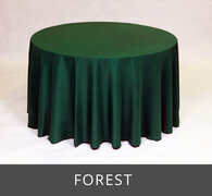 POLY 90”X 90”SQUARE TABLECLOTH, FOREST