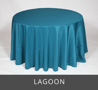 POLY 90”X 90”SQUARE TABLECLOTH, LAGOON