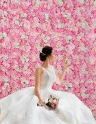 Pink Flower Wall