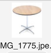 36” width and 30” cocktail tables