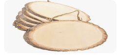 Oval Wood center piece