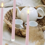 Pink Flamless battery operated Candle
