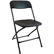 Metal Folding Chair-Black