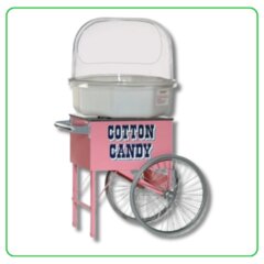 Cotton Candy Machine With Cart And Dome