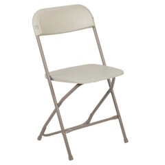 Plastic Folding Chairs (Tan)