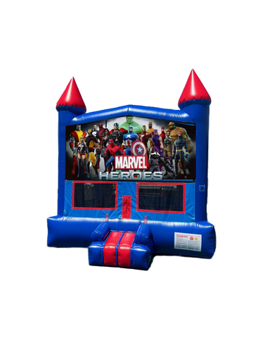 Marvel Heroes Bounce and Hoop House