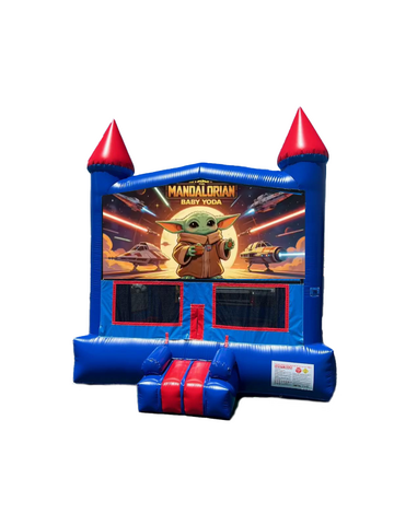 Star Wars Baby Yoda Bounce and Hoop House