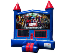 Marvel Heroes Bounce and Hoop House