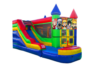 Naruto Castle Combo Water Slide