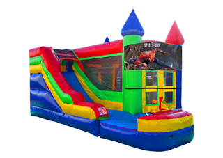 Spider Man 2 Castle Combo Water Slide