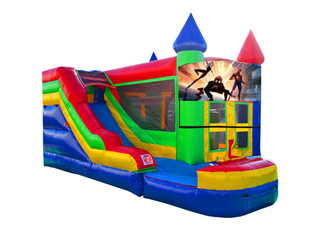 Spidey and Friends Castle Combo Water Slide