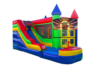 Star Wars Baby Yoda Castle Combo Water Slide