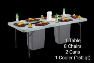 Party Table Combo for 6