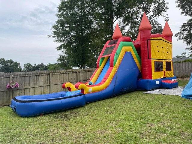 Jump House Slide Combo
