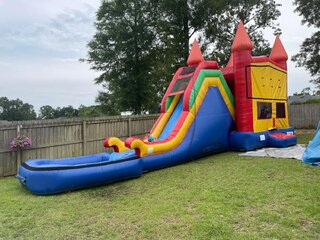 Jump House Slide Combo