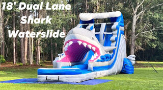 18' Shark Attack Dual Slide